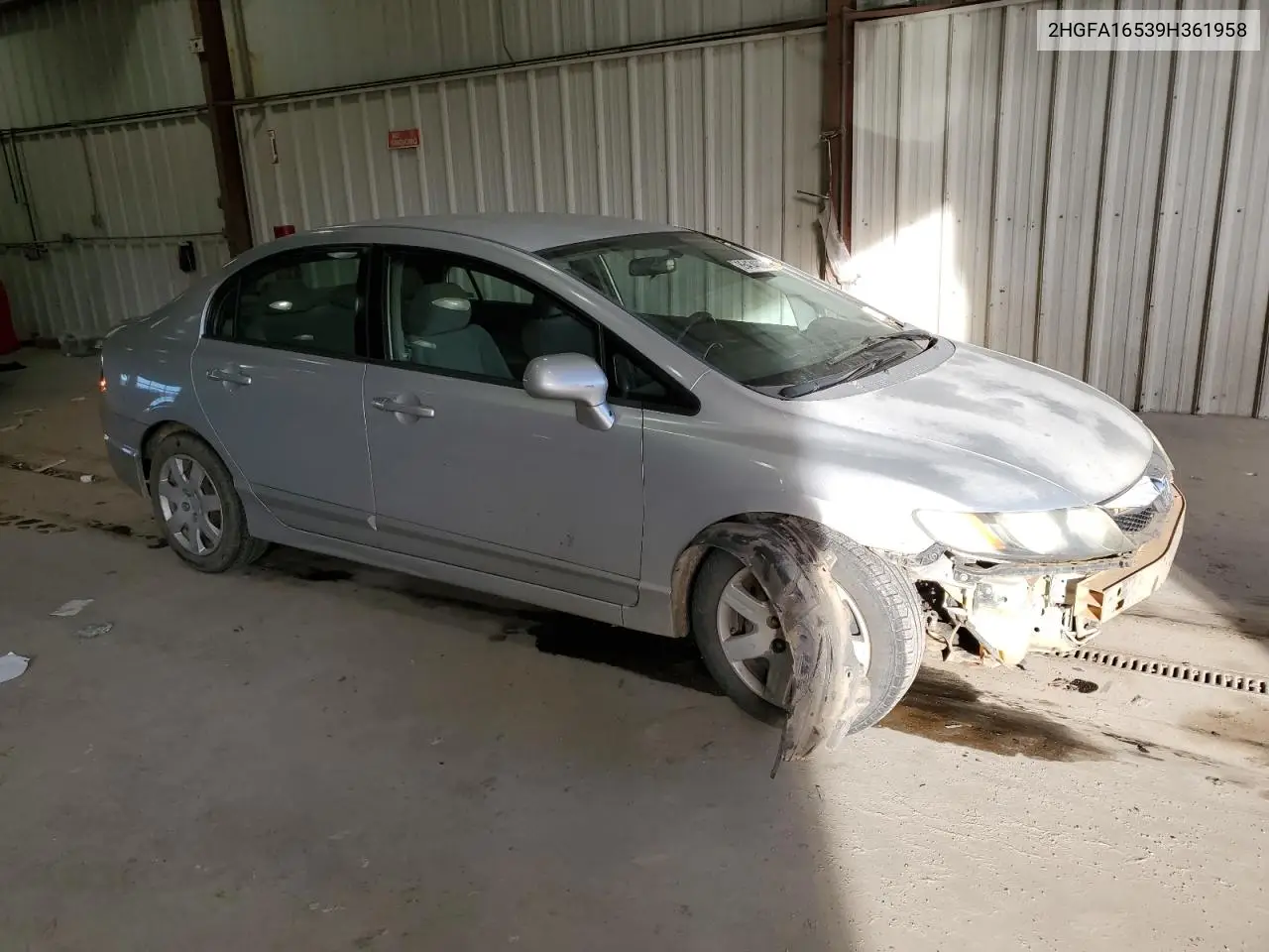 2HGFA16539H361958 2009 Honda Civic Lx