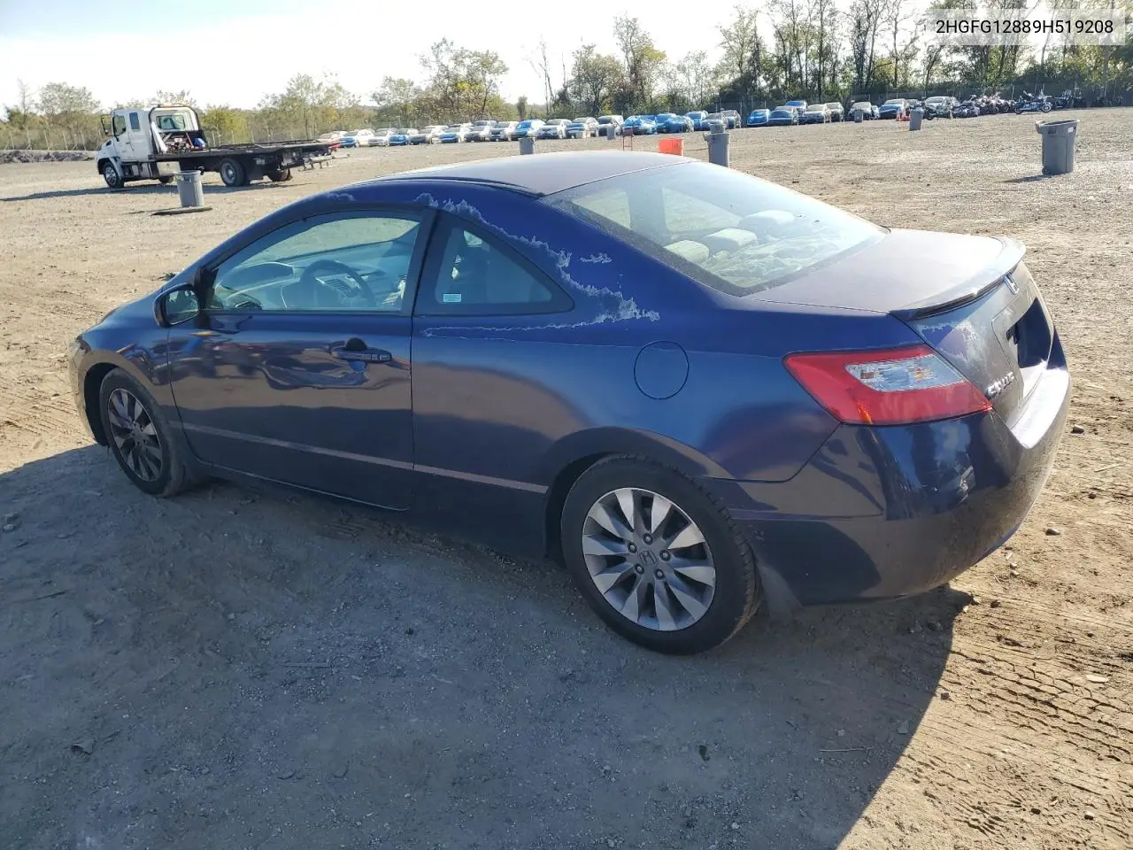 2HGFG12889H519208 2009 Honda Civic Ex