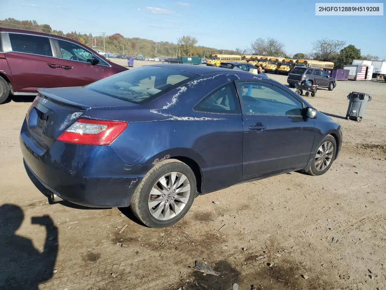 2HGFG12889H519208 2009 Honda Civic Ex