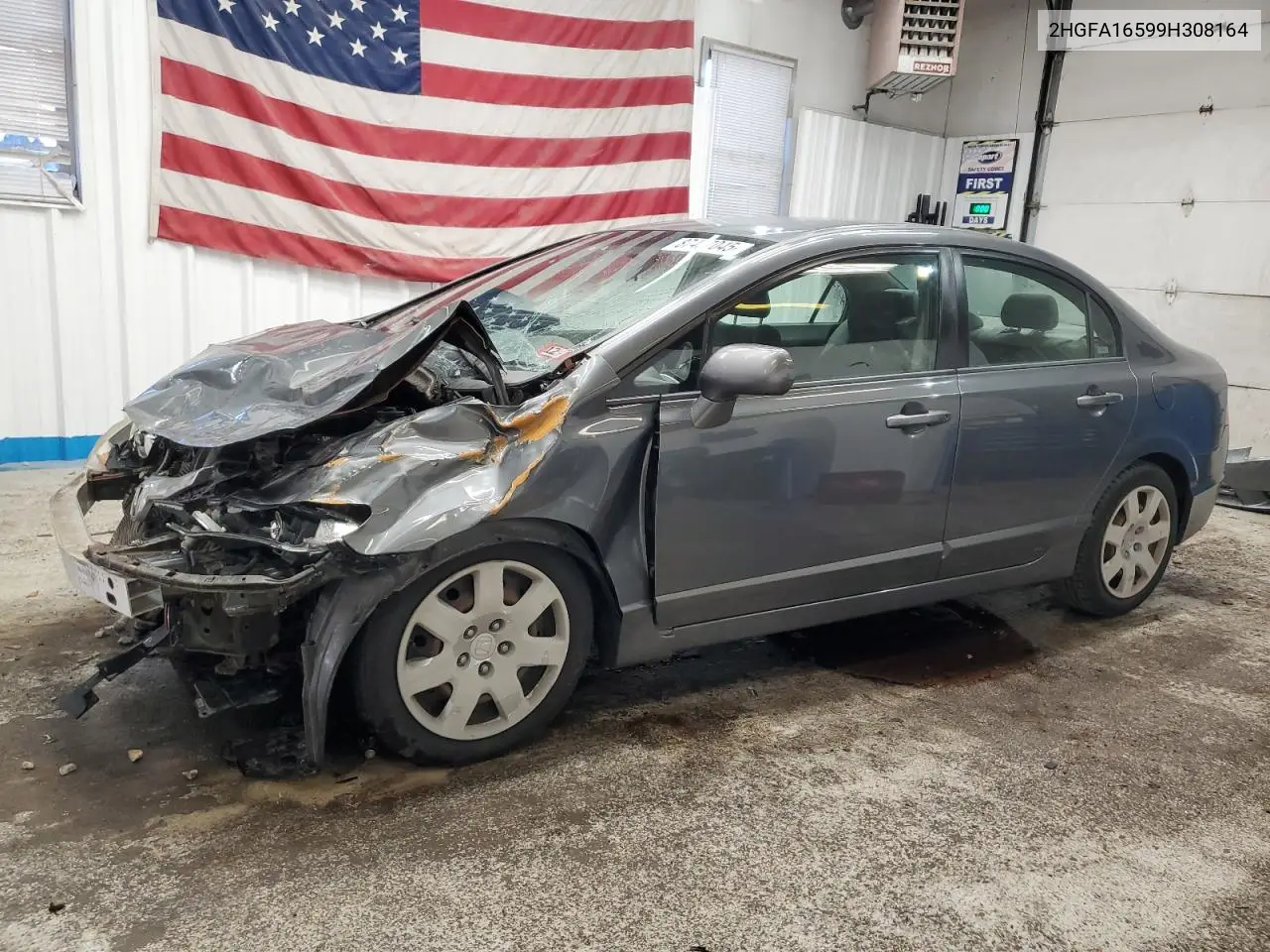 2HGFA16599H308164 2009 Honda Civic Lx
