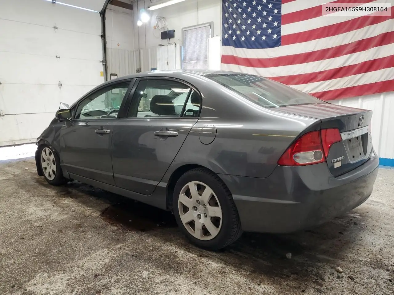2HGFA16599H308164 2009 Honda Civic Lx