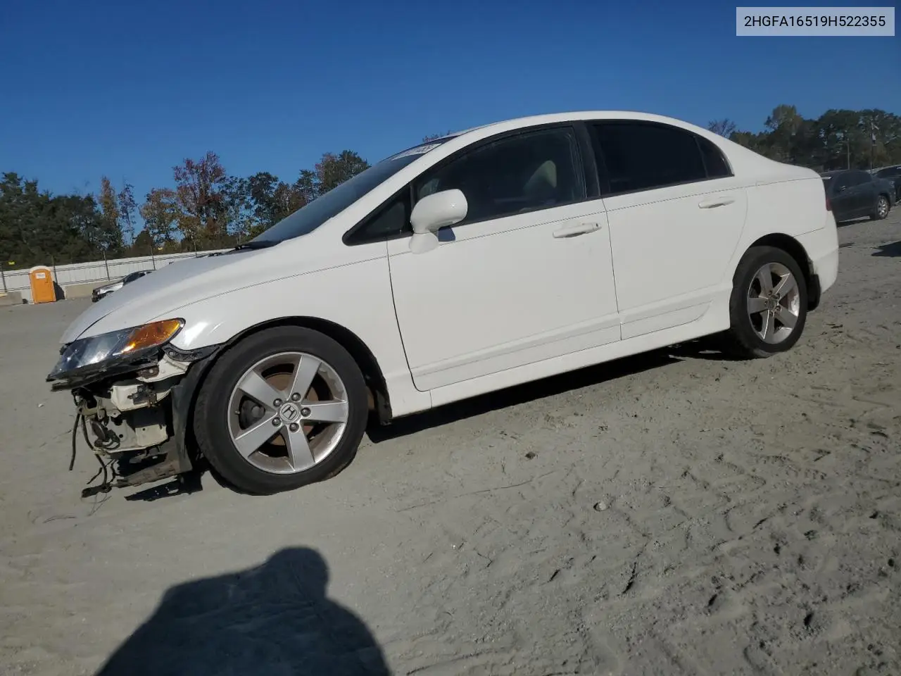 2HGFA16519H522355 2009 Honda Civic Lx