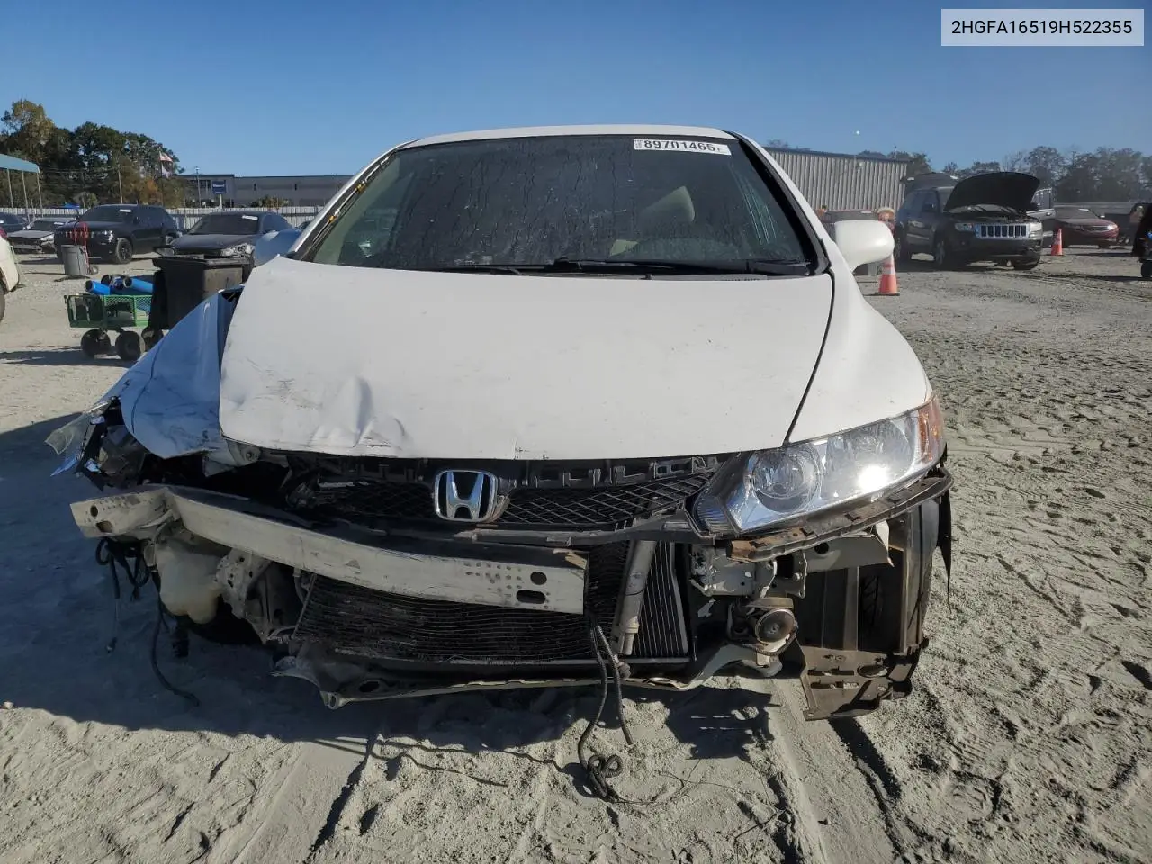 2HGFA16519H522355 2009 Honda Civic Lx