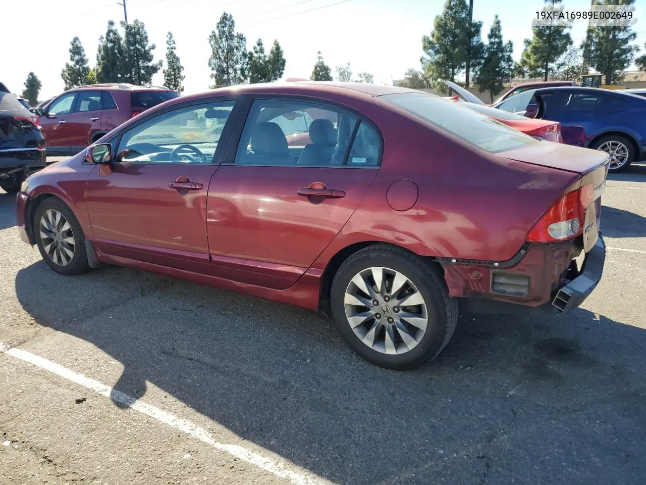 19XFA16989E002649 2009 Honda Civic Exl