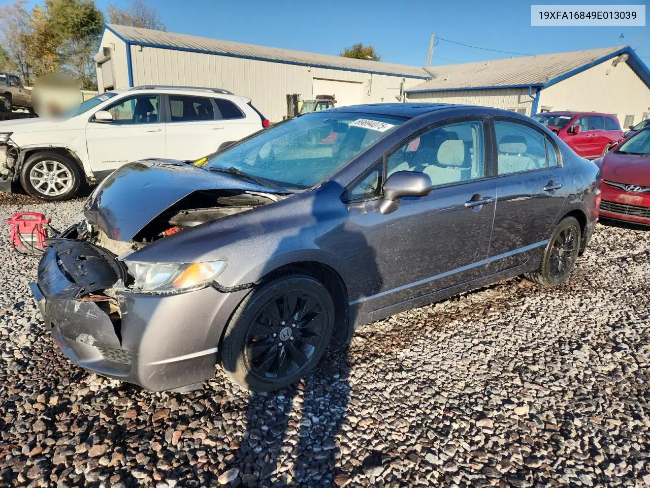 19XFA16849E013039 2009 Honda Civic Ex