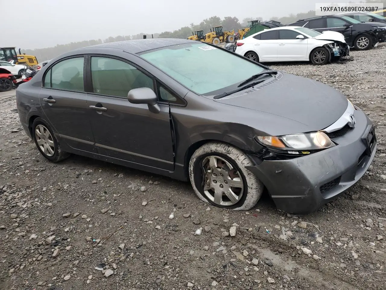 19XFA16589E024387 2009 Honda Civic Lx