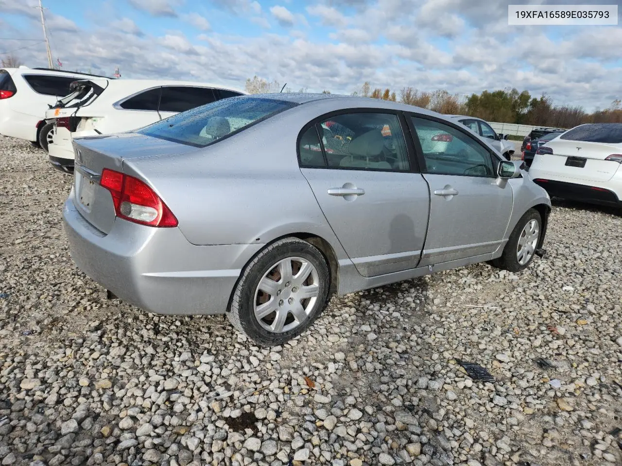 19XFA16589E035793 2009 Honda Civic Lx