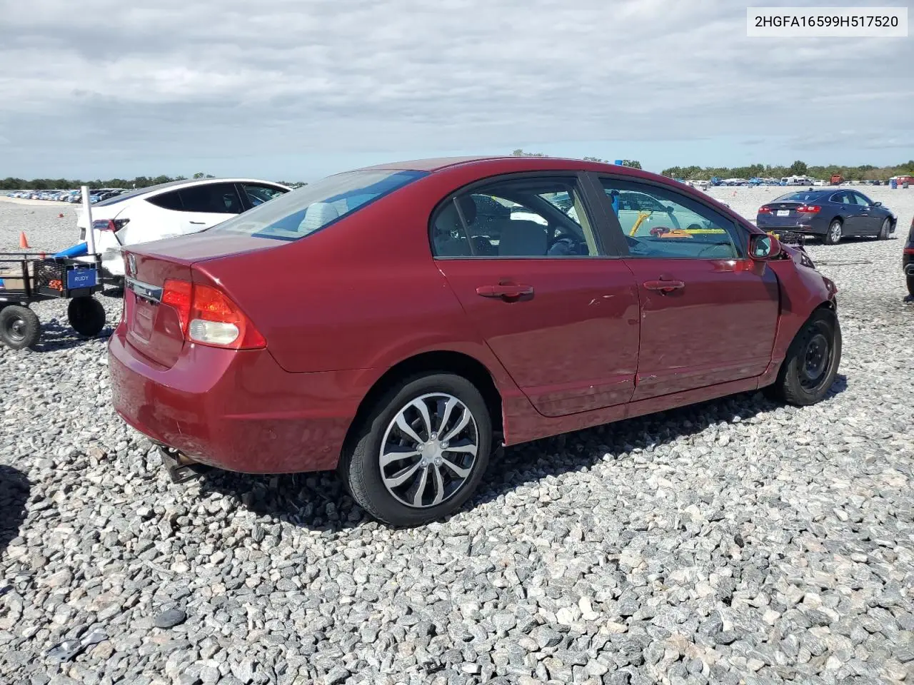 2HGFA16599H517520 2009 Honda Civic Lx