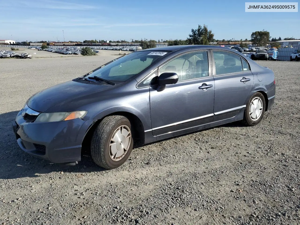 JHMFA36249S009575 2009 Honda Civic Hybrid