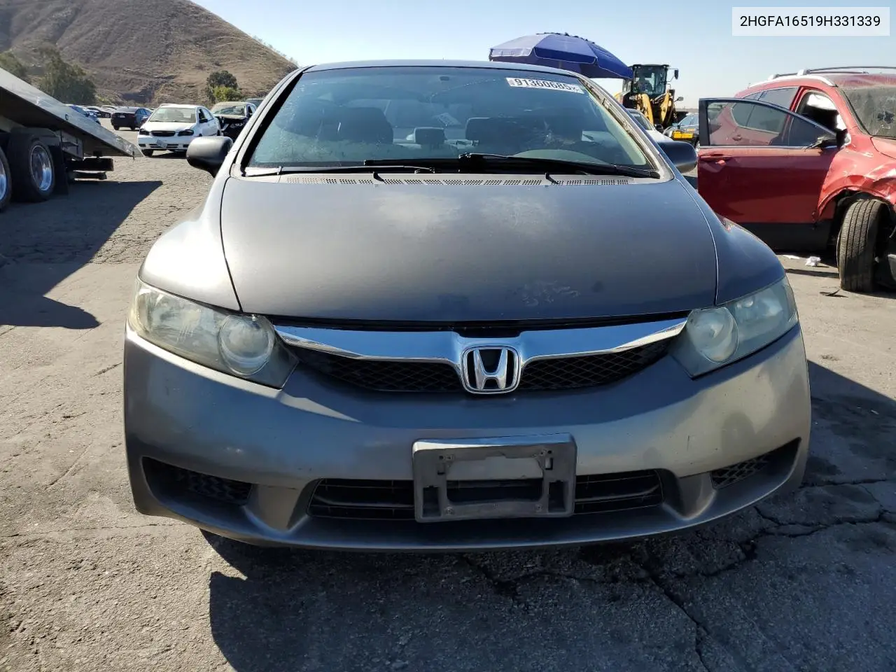 2HGFA16519H331339 2009 Honda Civic Lx