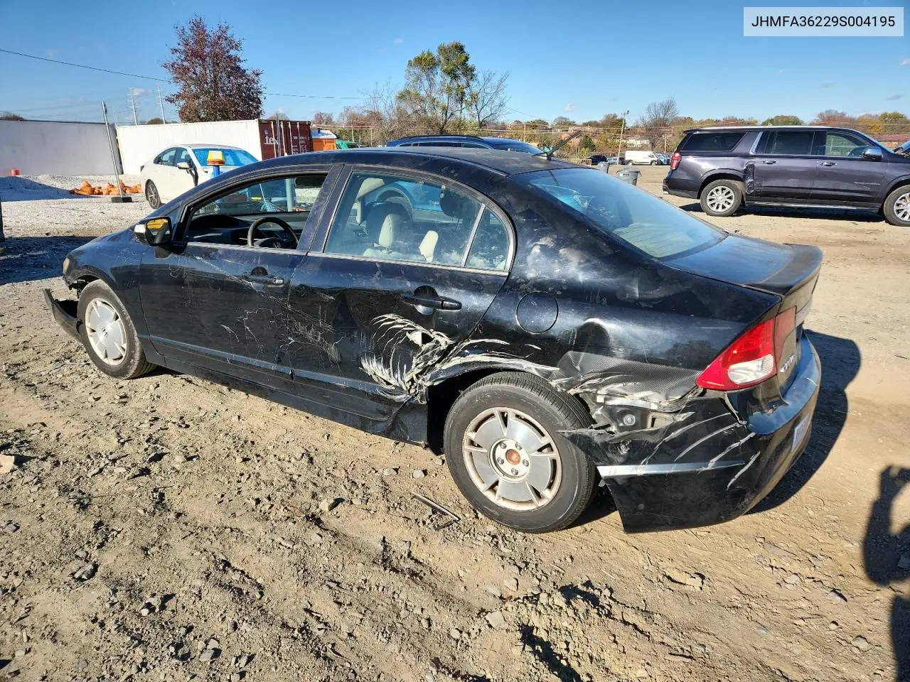 JHMFA36229S004195 2009 Honda Civic Hybrid