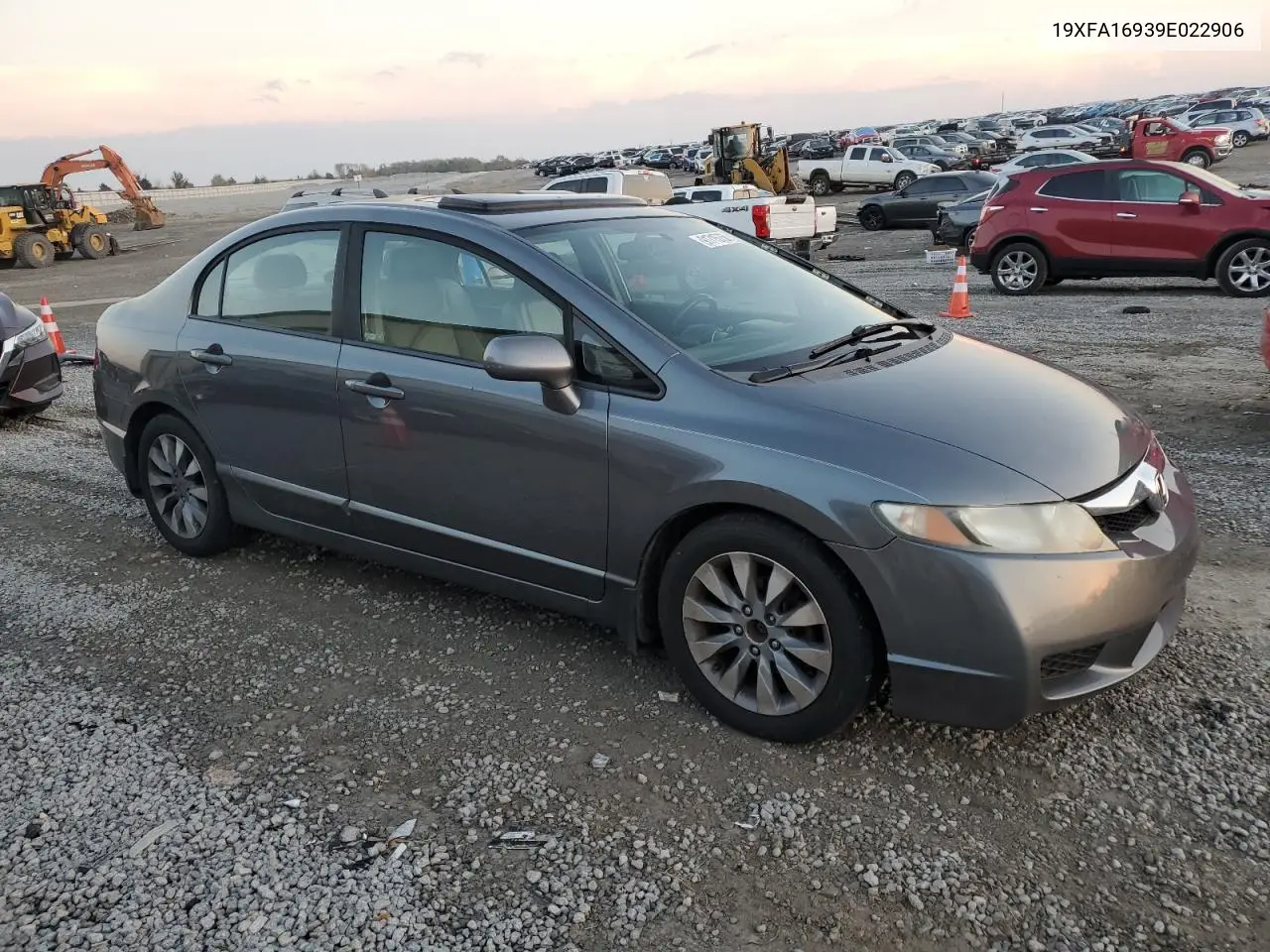 19XFA16939E022906 2009 Honda Civic Exl