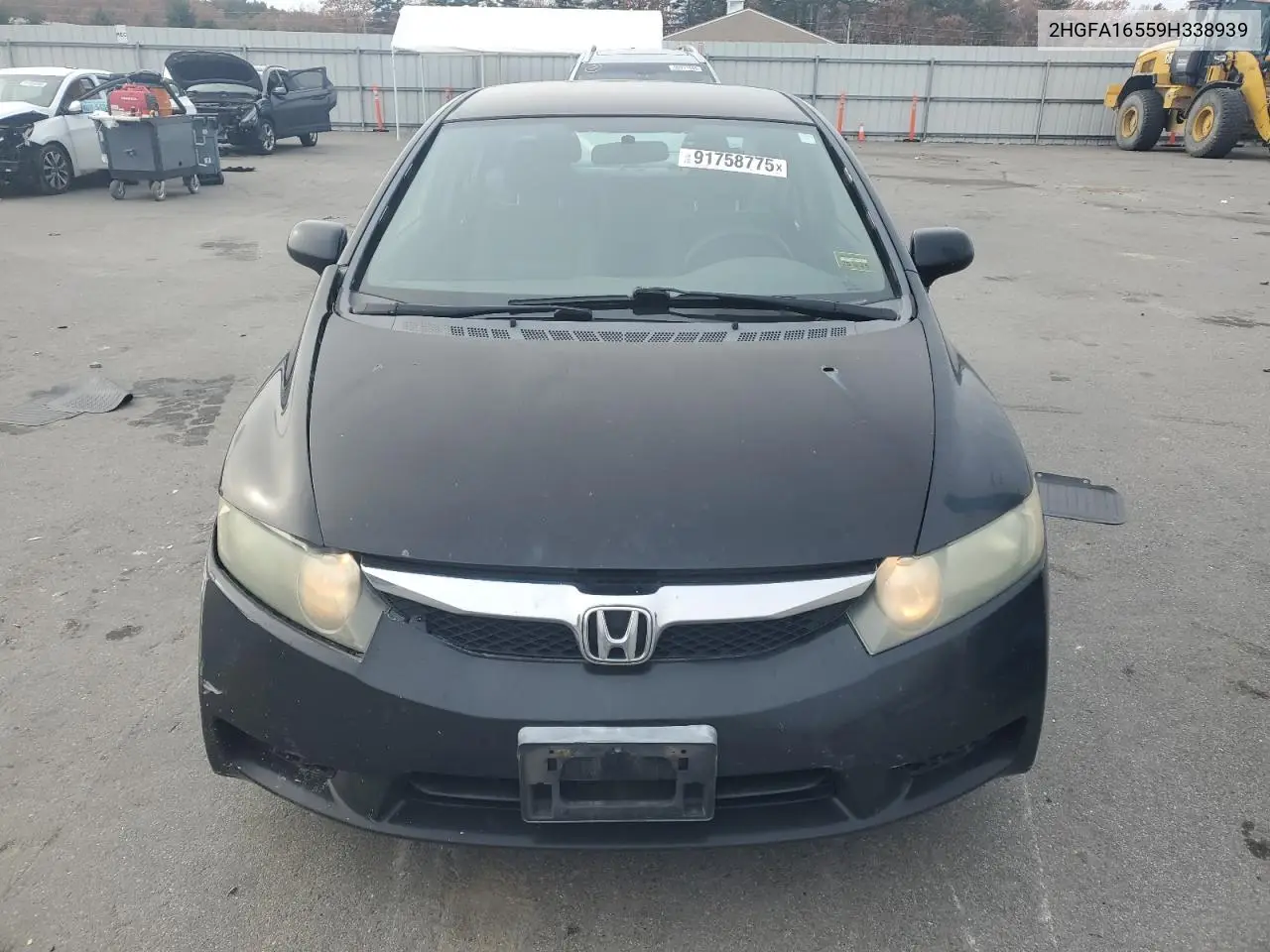 2HGFA16559H338939 2009 Honda Civic Lx