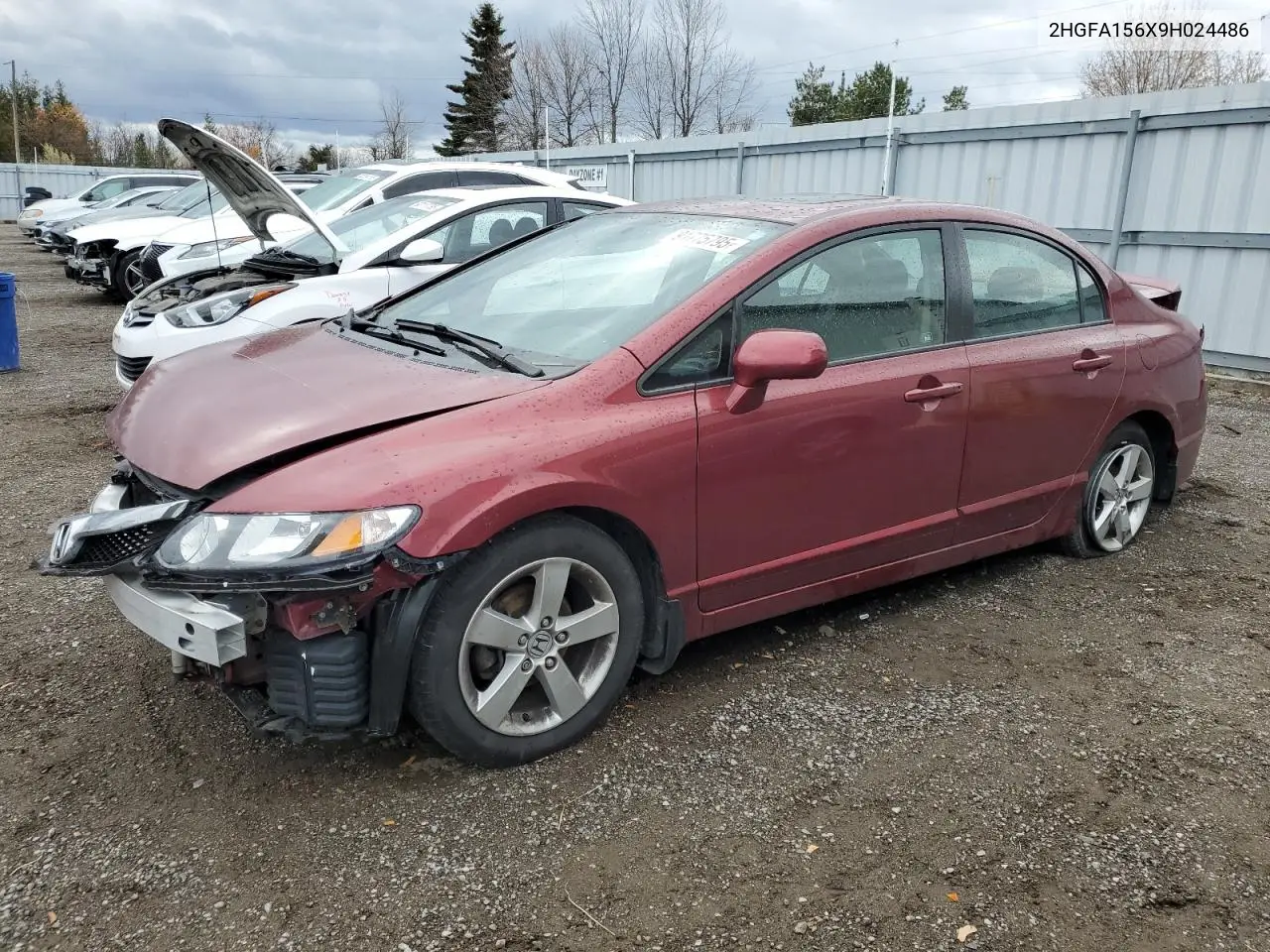 2HGFA156X9H024486 2009 Honda Civic Lx-S
