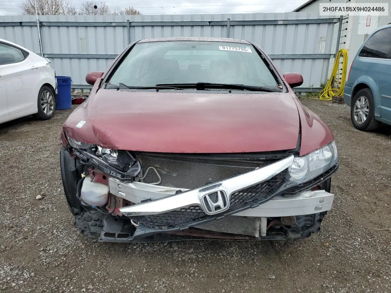 2HGFA156X9H024486 2009 Honda Civic Lx-S