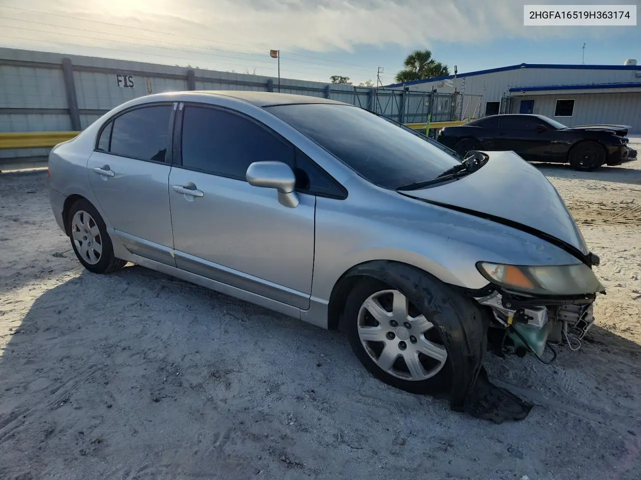 2HGFA16519H363174 2009 Honda Civic Lx