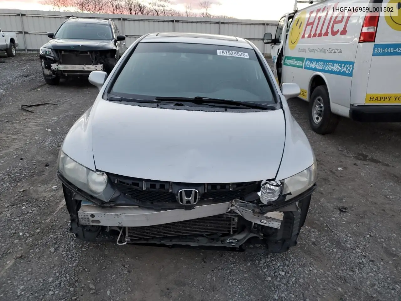 1HGFA16959L001502 2009 Honda Civic Exl