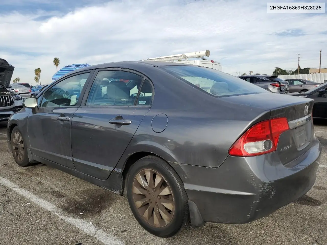 2HGFA16869H328026 2009 Honda Civic Ex