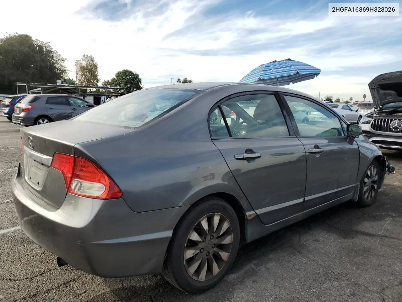 2HGFA16869H328026 2009 Honda Civic Ex