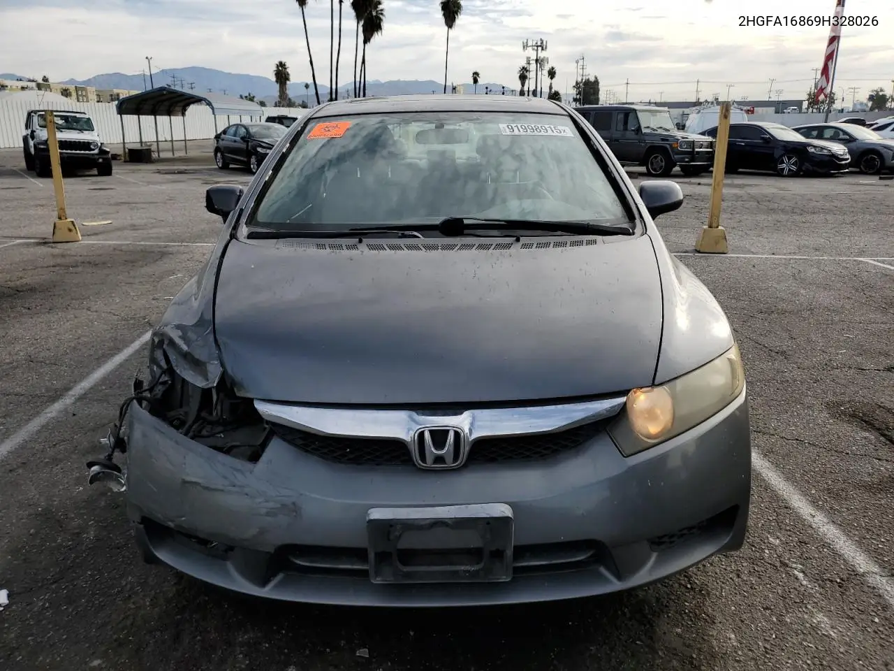 2HGFA16869H328026 2009 Honda Civic Ex