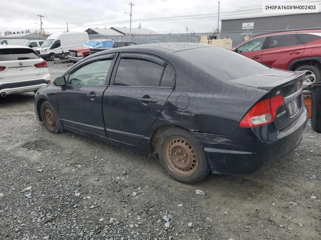 2HGFA160X9H002403 2009 Honda Civic Exl