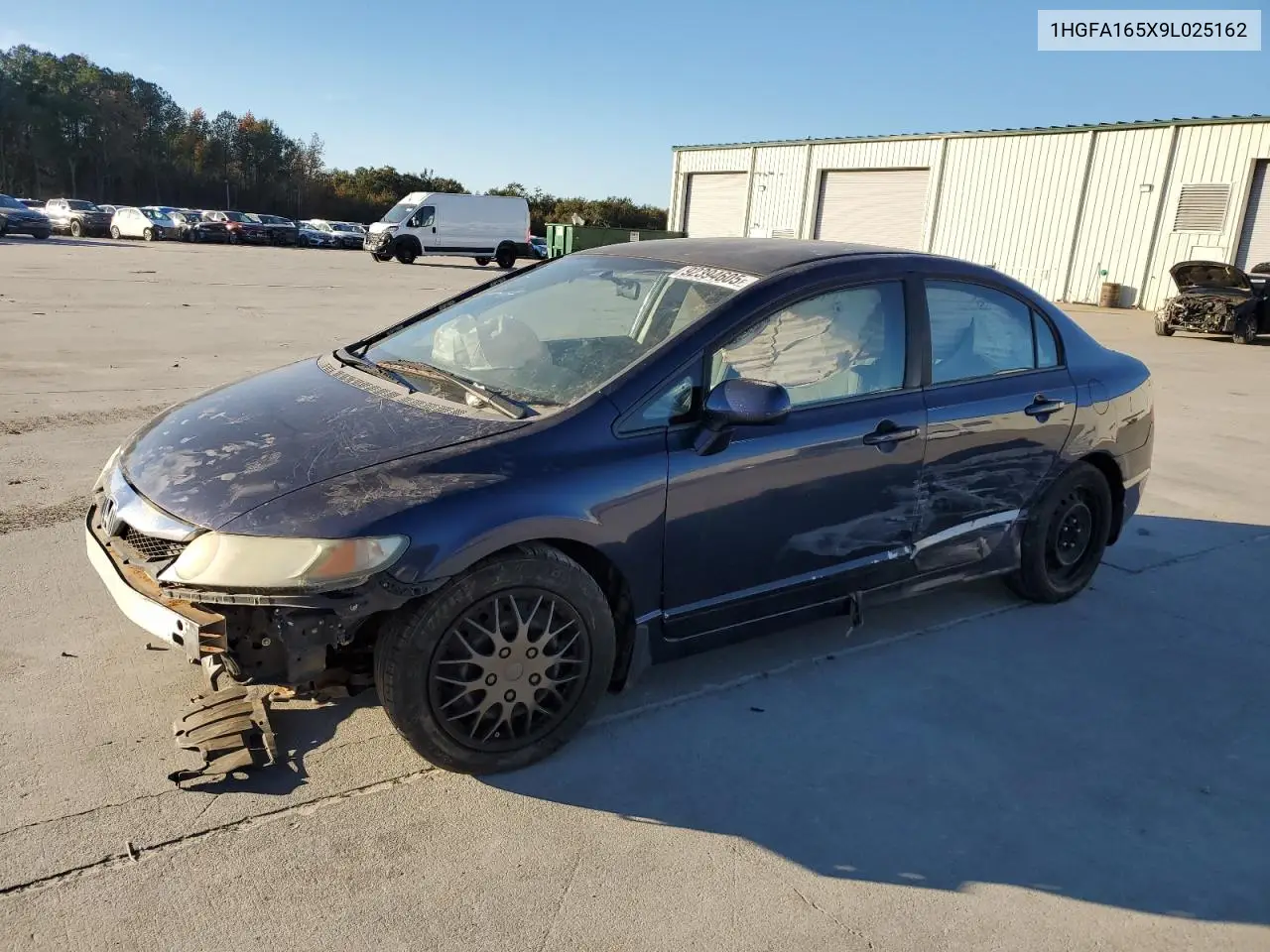 1HGFA165X9L025162 2009 Honda Civic Lx
