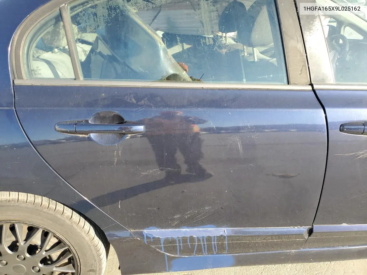 1HGFA165X9L025162 2009 Honda Civic Lx