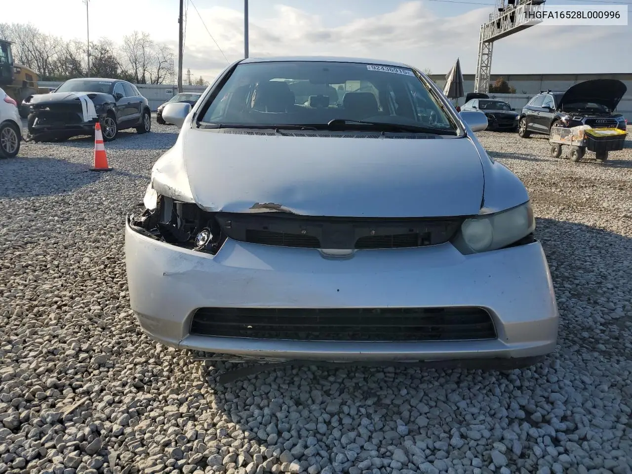 1HGFA16528L000996 2008 Honda Civic Lx