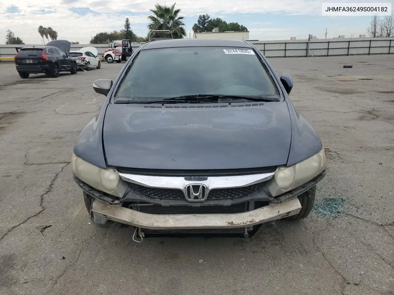 JHMFA36249S004182 2009 Honda Civic Hybrid