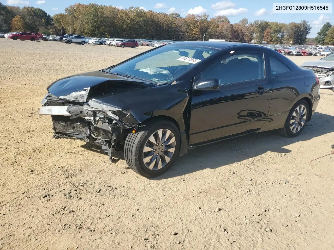 2HGFG12809H516545 2009 Honda Civic Ex
