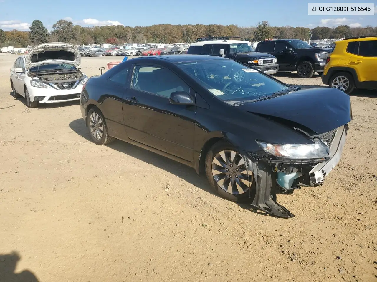 2HGFG12809H516545 2009 Honda Civic Ex