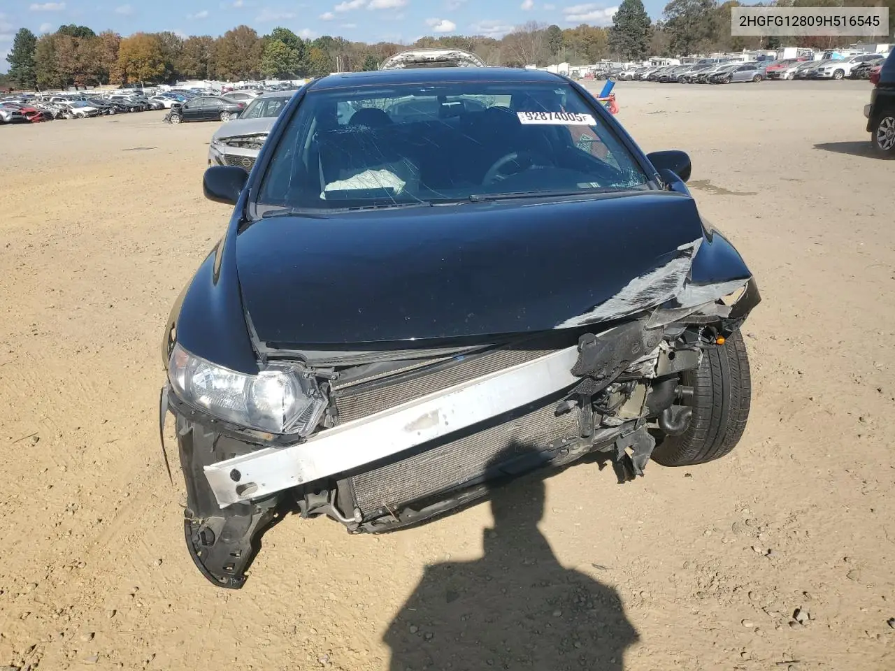 2HGFG12809H516545 2009 Honda Civic Ex