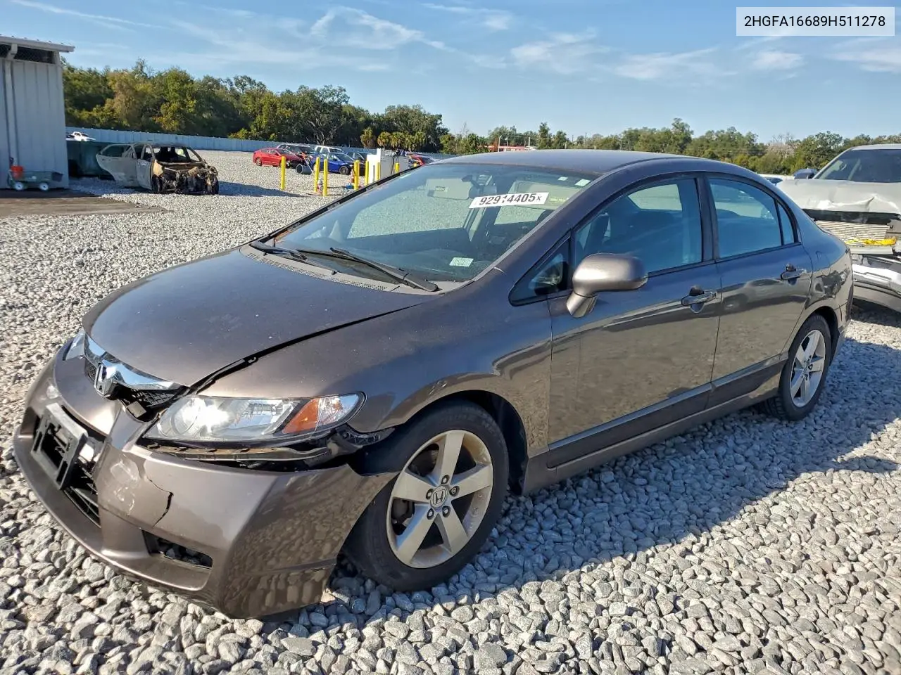 2HGFA16689H511278 2009 Honda Civic Lx-S