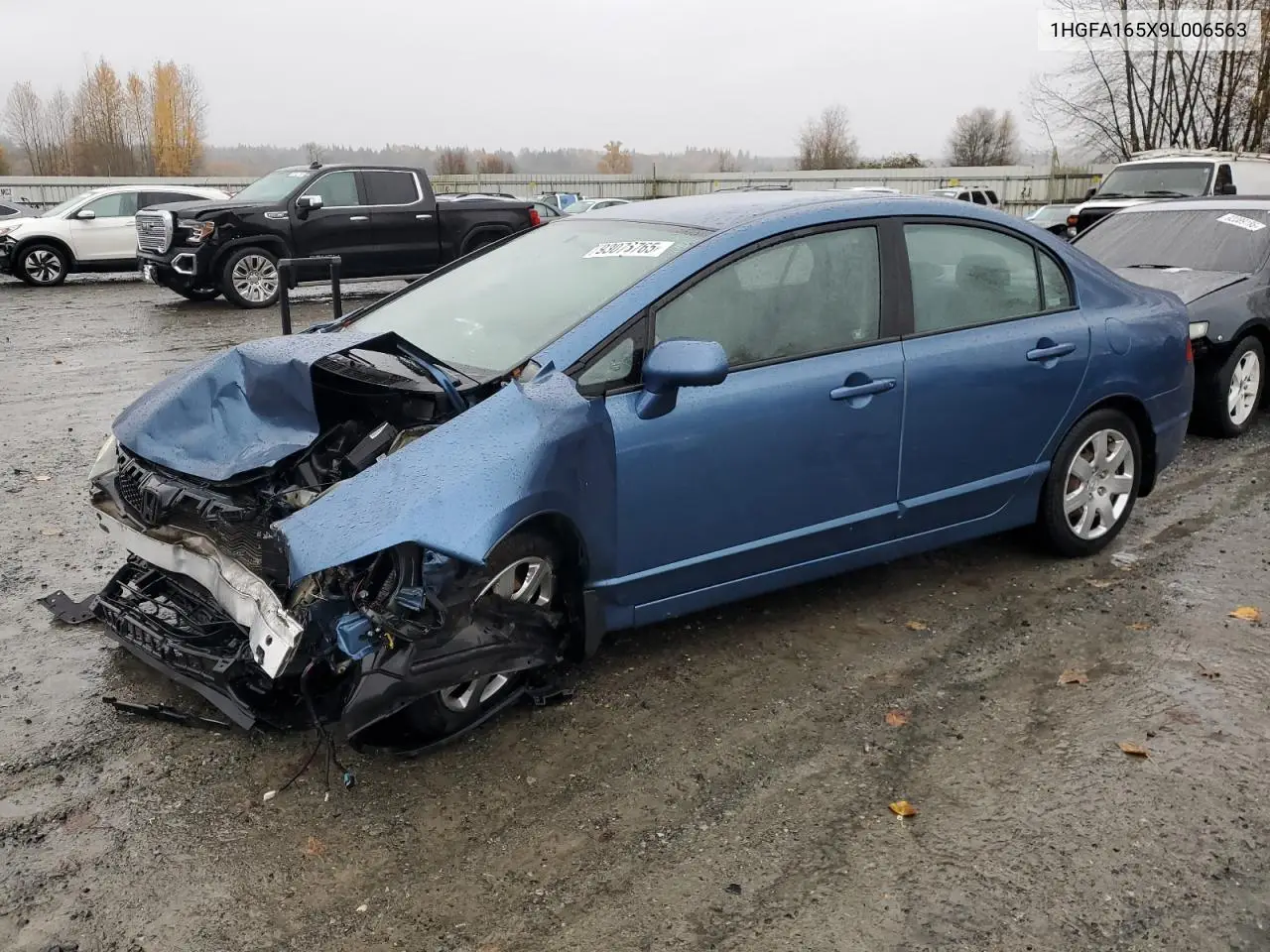 1HGFA165X9L006563 2009 Honda Civic Lx