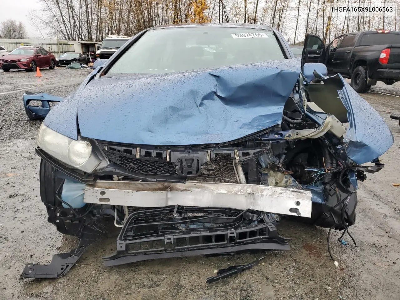1HGFA165X9L006563 2009 Honda Civic Lx