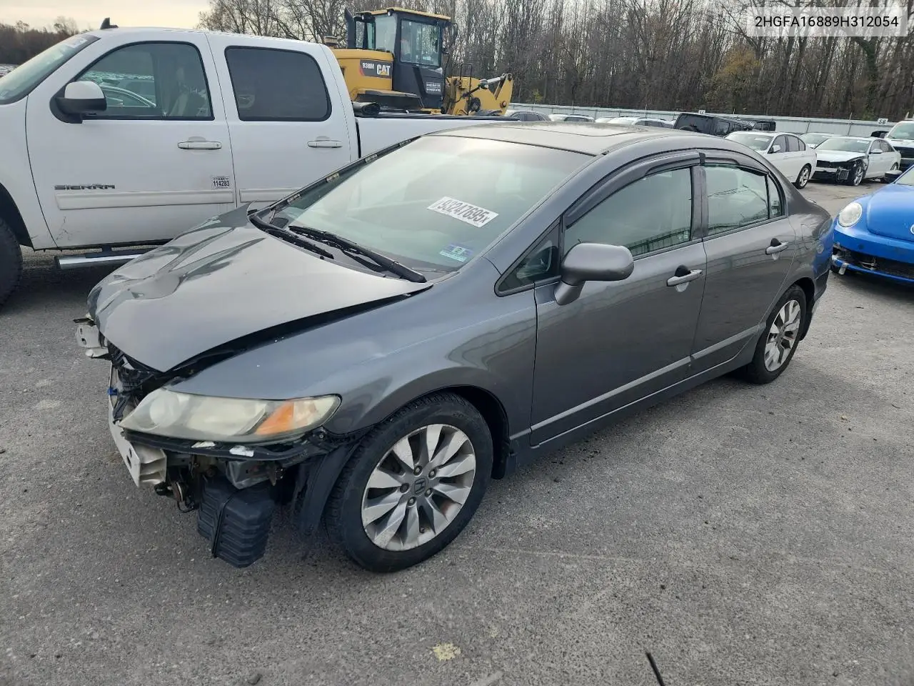 2HGFA16889H312054 2009 Honda Civic Ex