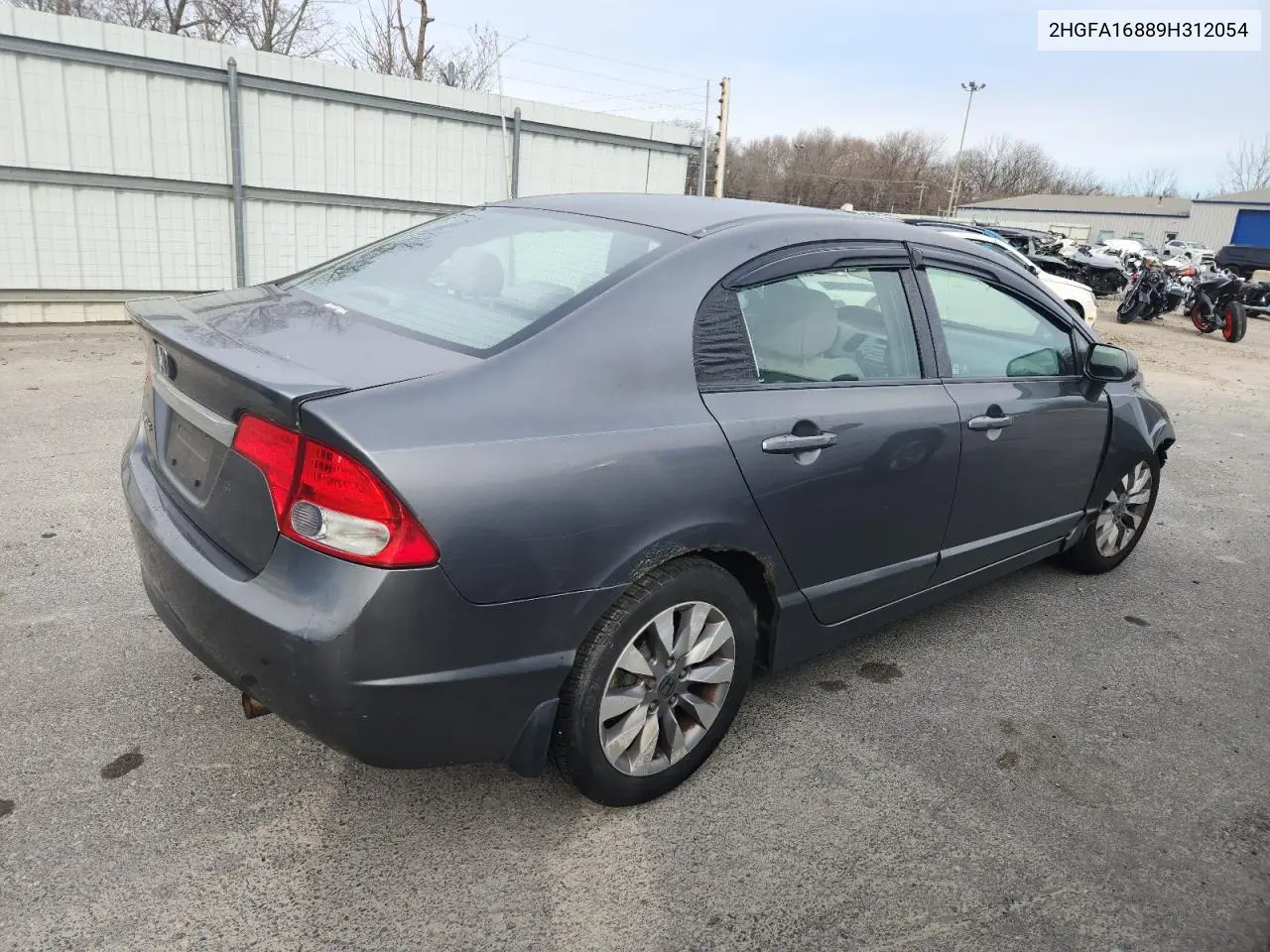 2HGFA16889H312054 2009 Honda Civic Ex