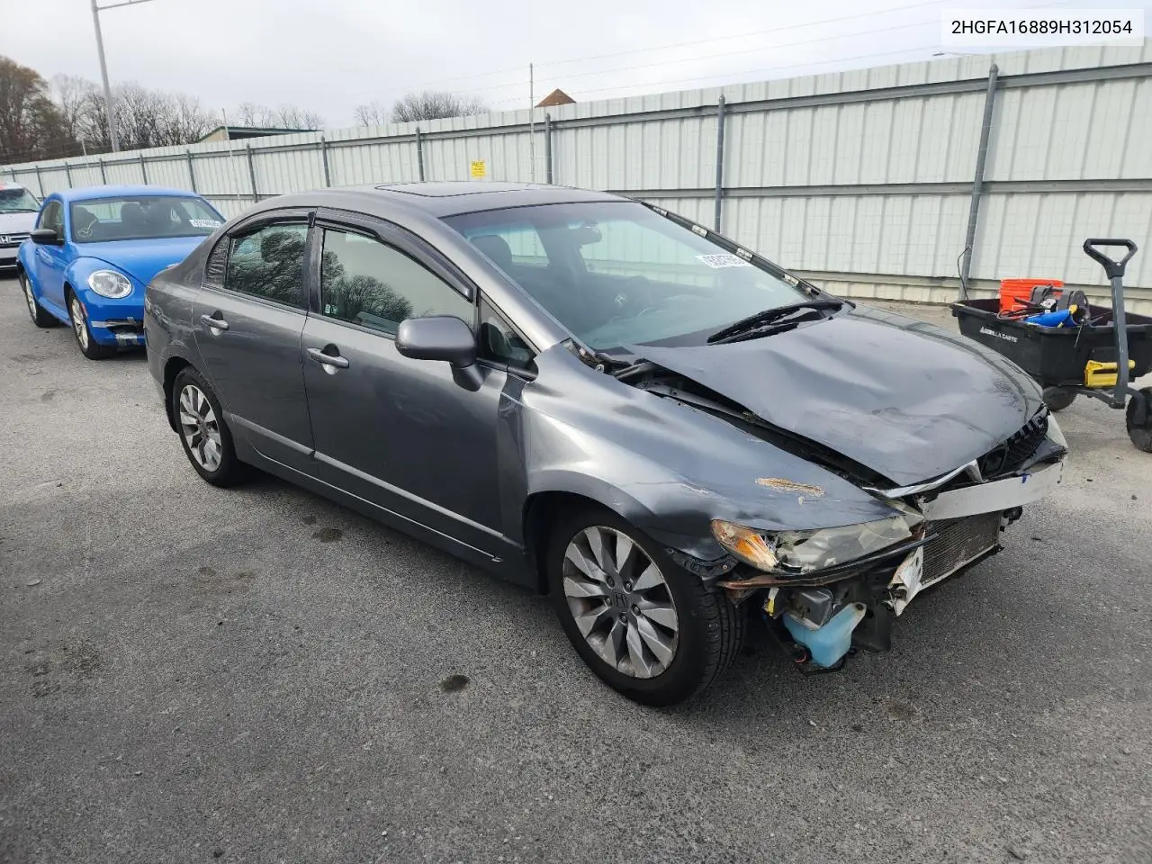2HGFA16889H312054 2009 Honda Civic Ex