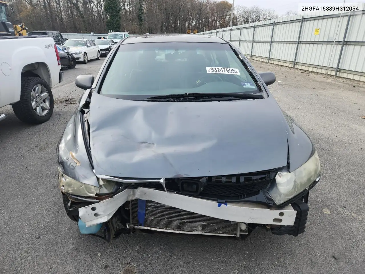2HGFA16889H312054 2009 Honda Civic Ex