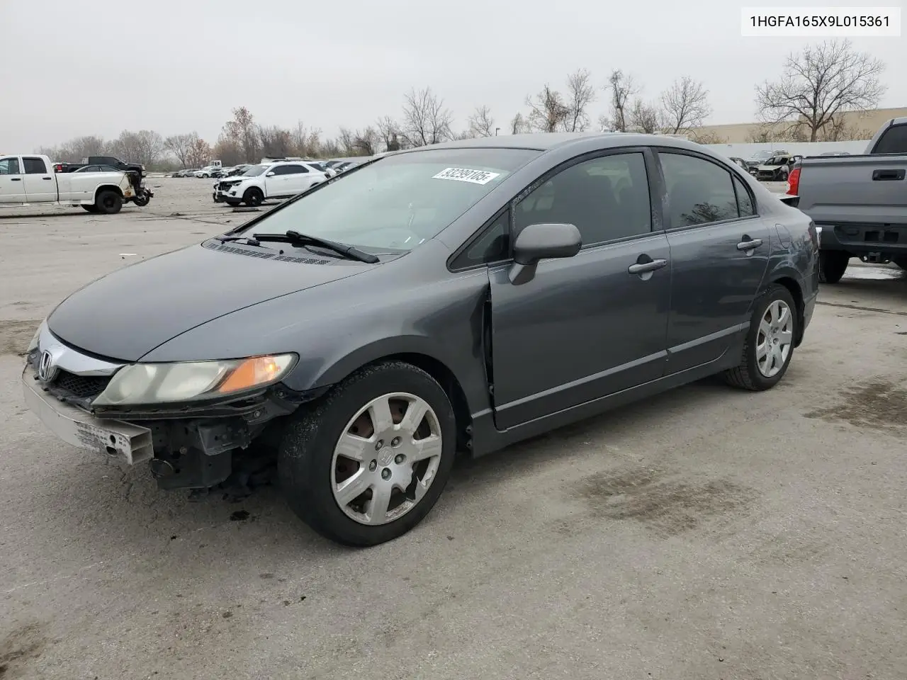 1HGFA165X9L015361 2009 Honda Civic Lx