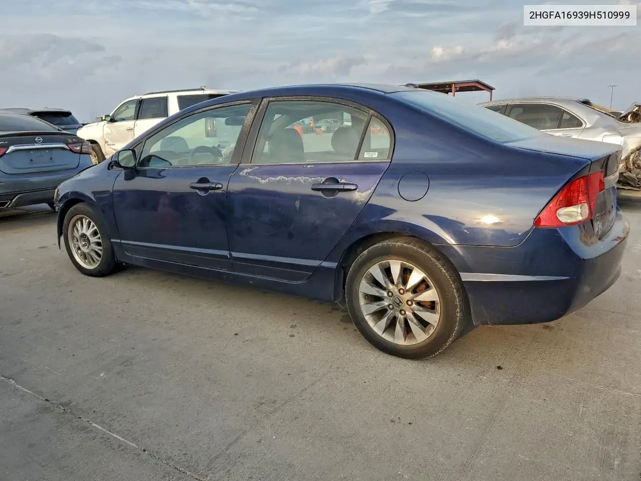 2HGFA16939H510999 2009 Honda Civic Exl