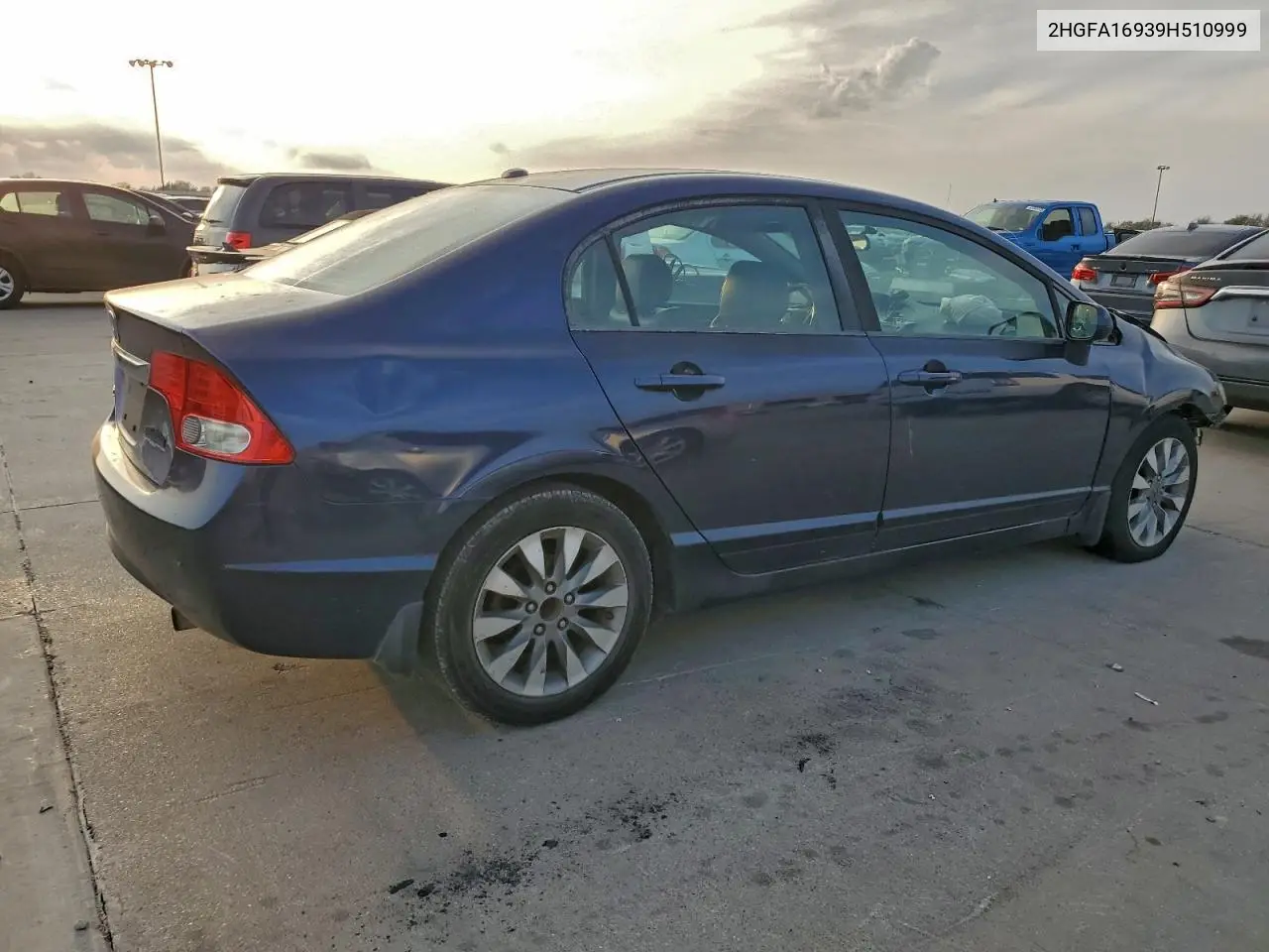2HGFA16939H510999 2009 Honda Civic Exl