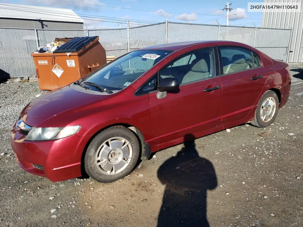 2HGFA16479H110643 2009 Honda Civic Dx-G