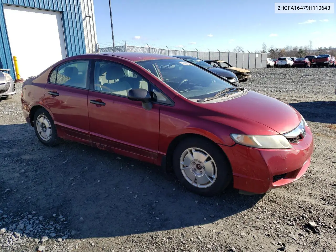2HGFA16479H110643 2009 Honda Civic Dx-G