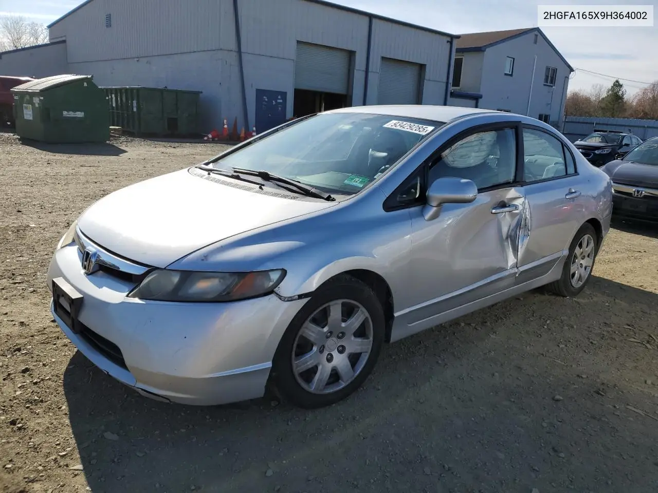 2HGFA165X9H364002 2009 Honda Civic Lx