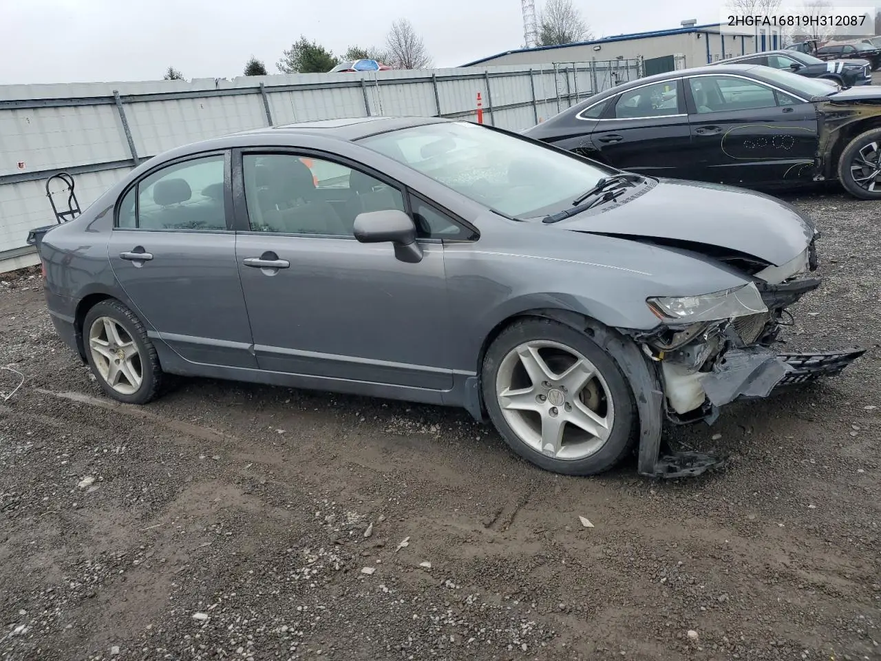 2HGFA16819H312087 2009 Honda Civic Ex
