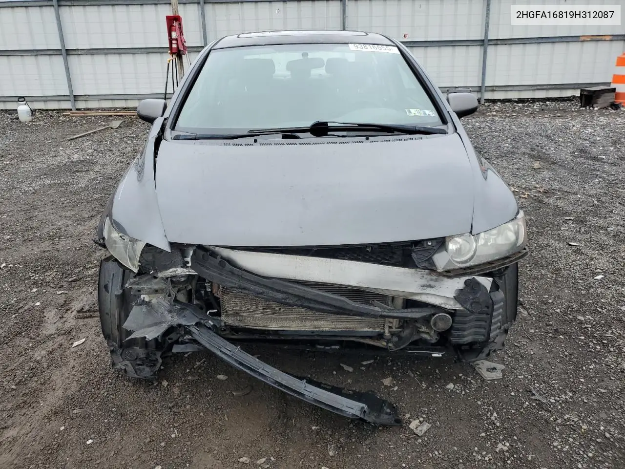 2HGFA16819H312087 2009 Honda Civic Ex