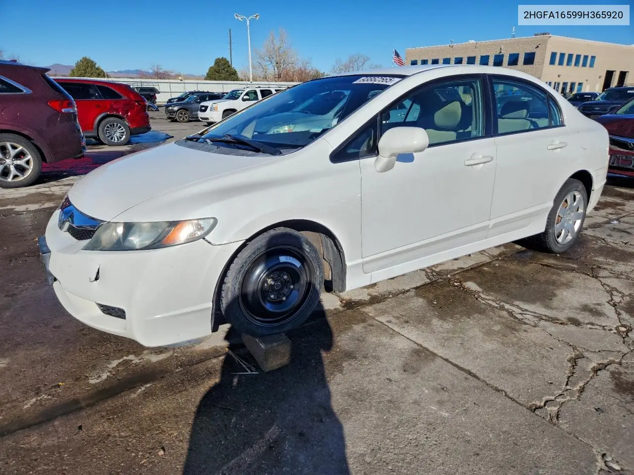 2HGFA16599H365920 2009 Honda Civic Lx