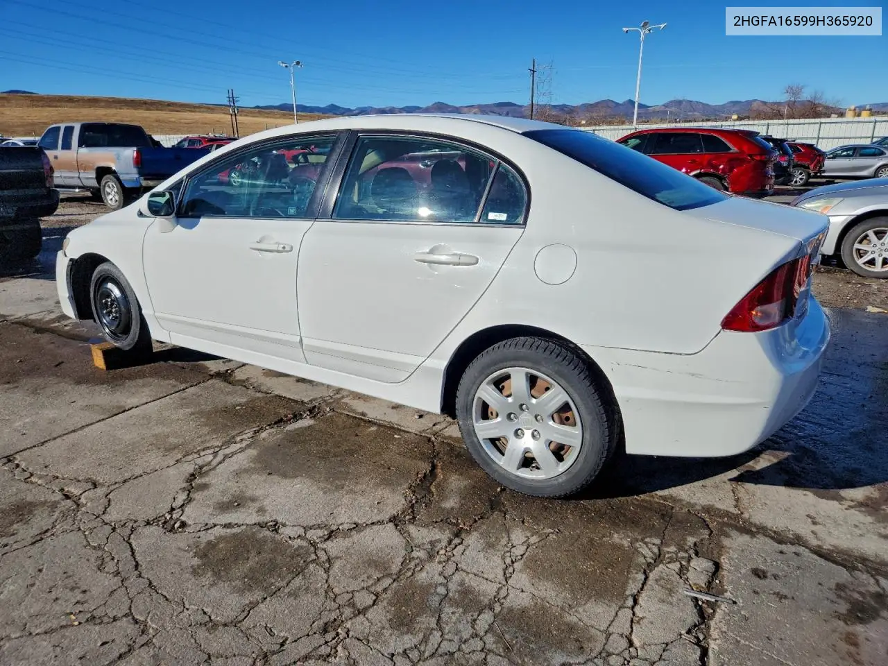 2HGFA16599H365920 2009 Honda Civic Lx