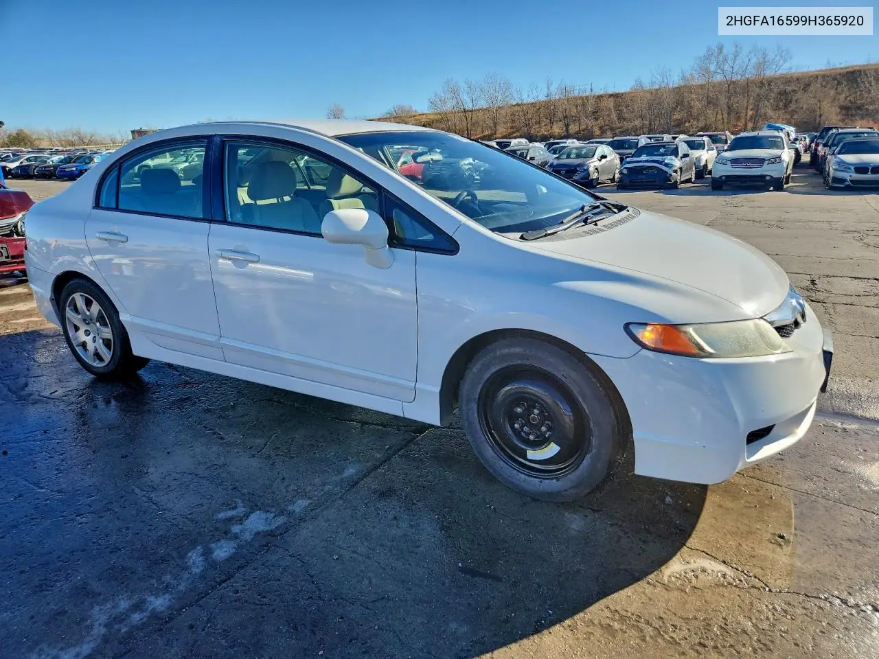2HGFA16599H365920 2009 Honda Civic Lx